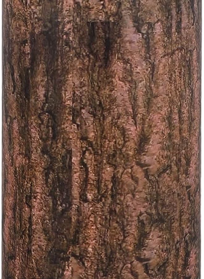 Light Brown Faux Tree Stump Decorations 25cm Western Cowboy Party Supplies - Image 1